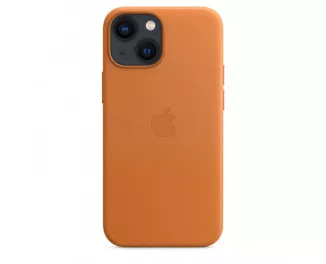 Чехол для Apple iPhone 13  Apple Leather Case with MagSafe Golden Brown (MM103)