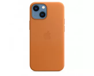 Чехол для Apple iPhone 13  Apple Leather Case with MagSafe Golden Brown (MM103)