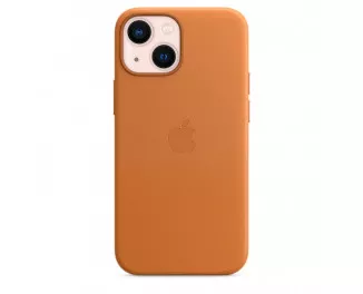 Чехол для Apple iPhone 13  Apple Leather Case with MagSafe Golden Brown (MM103)