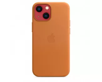 Чехол для Apple iPhone 13  Apple Leather Case with MagSafe Golden Brown (MM103)