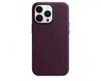 Чехол для Apple iPhone 13 Pro  Apple Leather Case with MagSafe Dark Cherry (MM1A3)