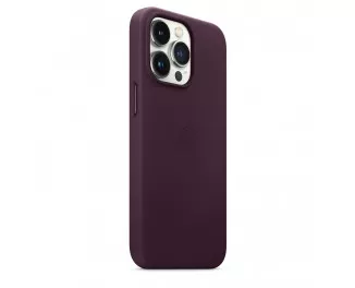 Чехол для Apple iPhone 13 Pro  Apple Leather Case with MagSafe Dark Cherry (MM1A3)