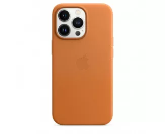 Чехол для Apple iPhone 13 Pro  Apple Leather Case with MagSafe Golden Brown (MM193)