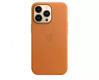 Чехол для Apple iPhone 13 Pro  Apple Leather Case with MagSafe Golden Brown (MM193)
