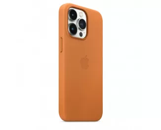 Чехол для Apple iPhone 13 Pro  Apple Leather Case with MagSafe Golden Brown (MM193)