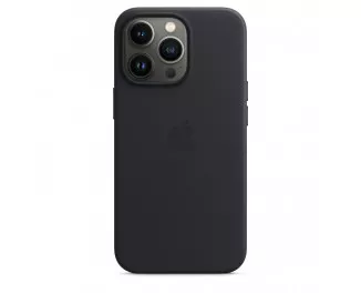 Чехол для Apple iPhone 13 Pro  Apple Leather Case with MagSafe Midnight (MM1H3)