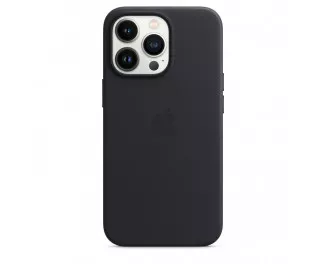 Чехол для Apple iPhone 13 Pro  Apple Leather Case with MagSafe Midnight (MM1H3)