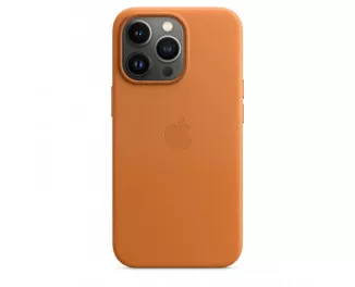 Чехол для Apple iPhone 13 Pro Max  Apple Leather Case with MagSafe Golden Brown (MM1L3)