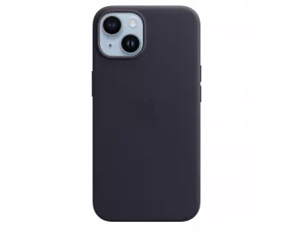 Чехол для Apple iPhone 14  Apple Leather Case with MagSafe Ink (MPP63)