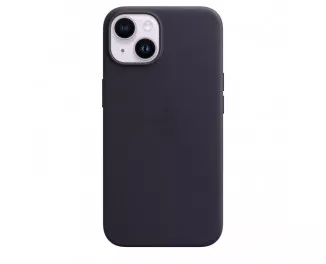 Чехол для Apple iPhone 14  Apple Leather Case with MagSafe Ink (MPP63)