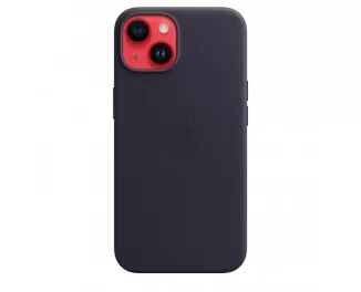 Чехол для Apple iPhone 14  Apple Leather Case with MagSafe Ink (MPP63)