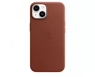 Чохол для Apple iPhone 14  Apple Leather Case with MagSafe Umber (MPP73)