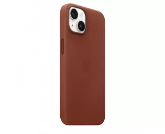 Чохол для Apple iPhone 14  Apple Leather Case with MagSafe Umber (MPP73)