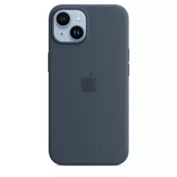 Чохол для Apple iPhone 14 Apple Silicone Case with MagSafe Storm Blue (MPRV3)