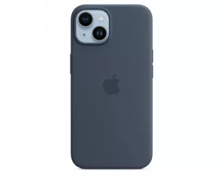 Чехол для Apple iPhone 14  Apple Silicone Case with MagSafe Storm Blue (MPRV3)