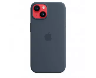 Чехол для Apple iPhone 14  Apple Silicone Case with MagSafe Storm Blue (MPRV3)