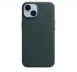 Чехол для Apple iPhone 14 Plus  Apple Leather Case with MagSafe Forest Green (MPPA3)