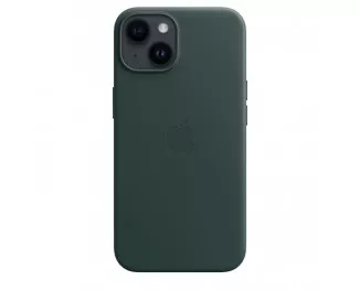 Чехол для Apple iPhone 14 Plus  Apple Leather Case with MagSafe Forest Green (MPPA3)