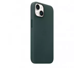 Чехол для Apple iPhone 14 Plus  Apple Leather Case with MagSafe Forest Green (MPPA3)