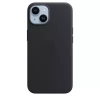 Чохол для Apple iPhone 14 Plus  Apple Leather Case with MagSafe Midnight (MPP93)