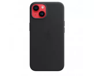 Чехол для Apple iPhone 14 Plus  Apple Leather Case with MagSafe Midnight (MPP93)