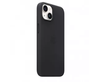 Чехол для Apple iPhone 14 Plus  Apple Leather Case with MagSafe Midnight (MPP93)