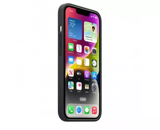 Чехол для Apple iPhone 14 Plus  Apple Leather Case with MagSafe Midnight (MPP93)