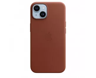 Чехол для Apple iPhone 14 Plus  Apple Leather Case with MagSafe Umber (MPPD3)