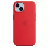 Чохол для Apple iPhone 14 Plus Apple Silicone Case with MagSafe (PRODUCT)RED (MPT63)