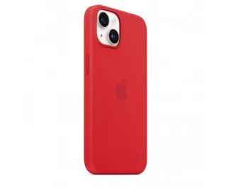 Чехол для Apple iPhone 14 Plus  Apple Silicone Case with MagSafe (PRODUCT)RED (MPT63)