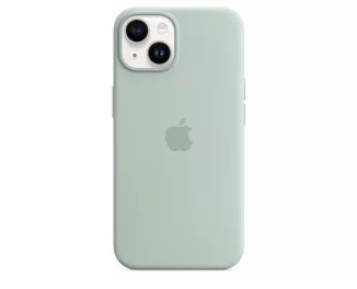Чехол для Apple iPhone 14 Plus  Apple Silicone Case with MagSafe Succulent (MPTC3)