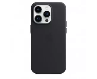 Чехол для Apple iPhone 14 Pro  Apple Leather Case with MagSafe Midnight (MPPG3)