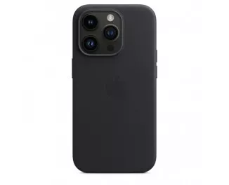 Чехол для Apple iPhone 14 Pro  Apple Leather Case with MagSafe Midnight (MPPG3)
