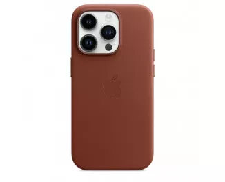 Чехол для Apple iPhone 14 Pro  Apple Leather Case with MagSafe Umber (MPPK3)