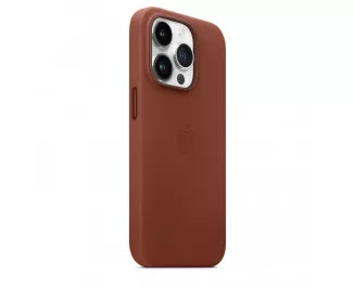 Чехол для Apple iPhone 14 Pro  Apple Leather Case with MagSafe Umber (MPPK3)