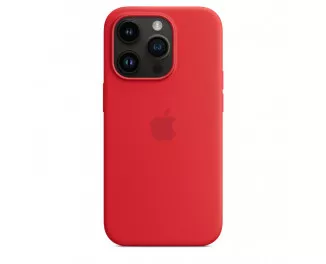 Чехол для Apple iPhone 14 Pro  Apple Silicone Case with MagSafe (PRODUCT)RED (MPTG3)