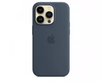 Чехол для Apple iPhone 14 Pro  Apple Silicone Case with MagSafe Storm Blue (MPTF3)