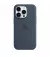 Чехол для Apple iPhone 14 Pro  Apple Silicone Case with MagSafe Storm Blue (MPTF3)