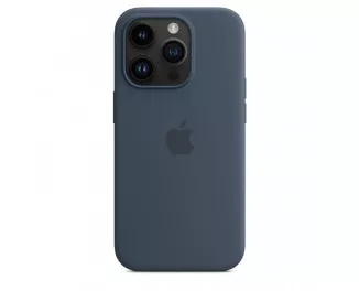 Чехол для Apple iPhone 14 Pro  Apple Silicone Case with MagSafe Storm Blue (MPTF3)