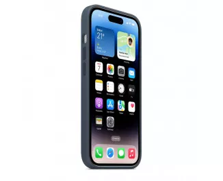 Чехол для Apple iPhone 14 Pro  Apple Silicone Case with MagSafe Storm Blue (MPTF3)