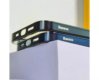 Чехол для Apple iPhone 14 Pro  Baseus Glitter Case with MagSafe Blue