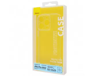 Чохол для Apple iPhone 14 Pro  Baseus Simple (TPU) Transparent