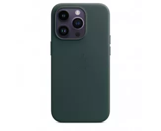 Чехол для Apple iPhone 14 Pro Max  Apple Leather Case with MagSafe Forest Green (MPPN3)