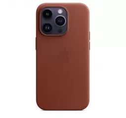 Чехол для Apple iPhone 14 Pro Max  Apple Leather Case with MagSafe Umber (MPPQ3)