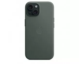Чехол для Apple iPhone 15  Apple FineWoven Case with MagSafe Evergreen (MT3J3)