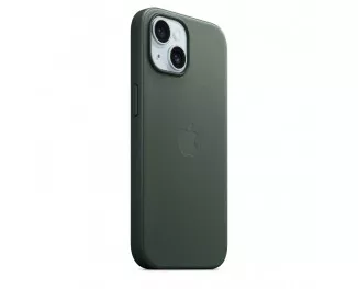 Чехол для Apple iPhone 15  Apple FineWoven Case with MagSafe Evergreen (MT3J3)