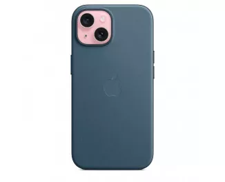 Чехол для Apple iPhone 15  Apple FineWoven Case with MagSafe Pacific Blue (MT3G3)