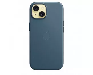 Чехол для Apple iPhone 15  Apple FineWoven Case with MagSafe Pacific Blue (MT3G3)