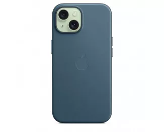 Чехол для Apple iPhone 15  Apple FineWoven Case with MagSafe Pacific Blue (MT3G3)