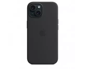 Чохол для Apple iPhone 15  Apple Silicone Case with MagSafe Black (MT0J3)